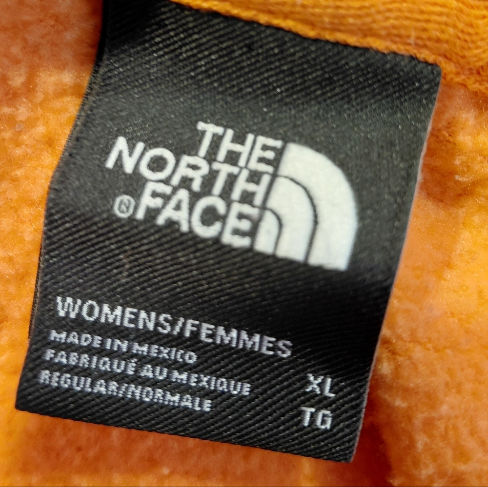 The North Face Orange Hoodie Sweatshirt - Picture 2 of 9